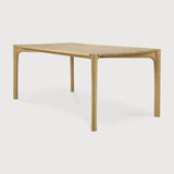 PI dining table - oak - rectangular White Cliff Studio Dining Table