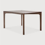 PI dining table - varnished teak - brown - rectangular White Cliff Studio Dining Table