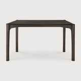 PI dining table - varnished teak - dark brown - rectangular White Cliff Studio Dining Table