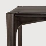 PI dining table - varnished teak - dark brown - rectangular White Cliff Studio Dining Table