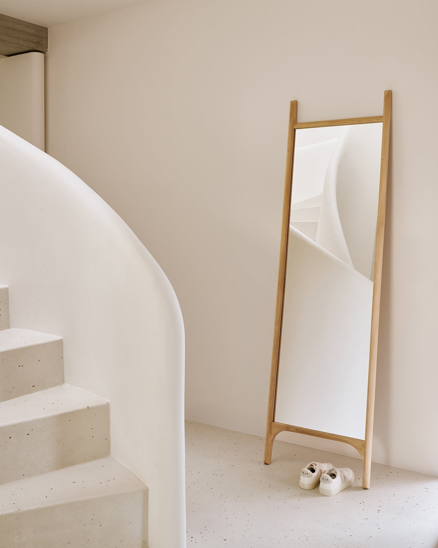 PI Floor Mirror White Cliff Studio Floor Mirror
