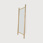 PI floor mirror - oak frame - rectangular White Cliff Studio Floor Mirror