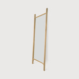 PI floor mirror - oak frame - rectangular White Cliff Studio Floor Mirror