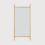 PI floor mirror - oak frame - rectangular White Cliff Studio Floor Mirror