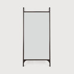 PI floor mirror - varnished mahogany frame - dark brown - rectangular White Cliff Studio Floor Mirror