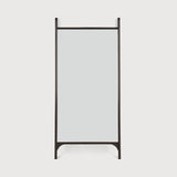 PI floor mirror - varnished mahogany frame - dark brown - rectangular White Cliff Studio Floor Mirror
