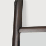 PI floor mirror - varnished mahogany frame - dark brown - rectangular White Cliff Studio Floor Mirror