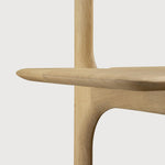 PI rack - oak - 5 shelves White Cliff Studio Wall Shelf