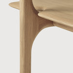 PI rack - oak - 5 shelves White Cliff Studio Wall Shelf