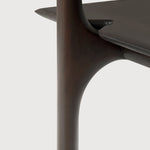 PI rack - varnished mahogany - dark brown White Cliff Studio Wall Shelf