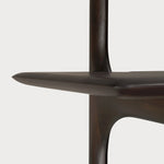 PI rack - varnished mahogany - dark brown White Cliff Studio Wall Shelf