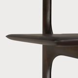 PI rack - varnished mahogany - dark brown White Cliff Studio Wall Shelf