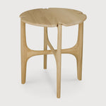 PI side table - oak - round White Cliff Studio Side Table