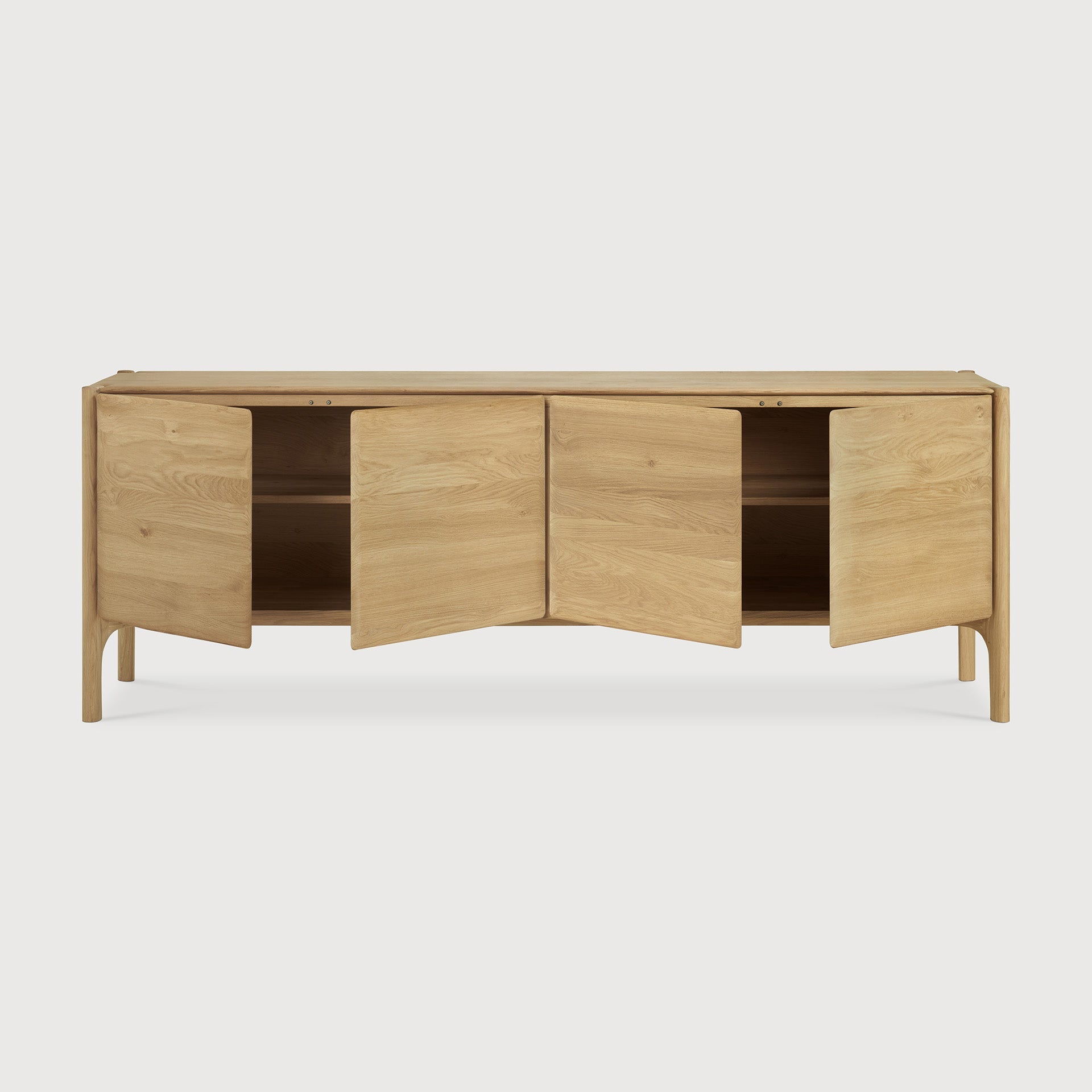 PI sideboard - oak - 2 doors White Cliff Studio Sideboard