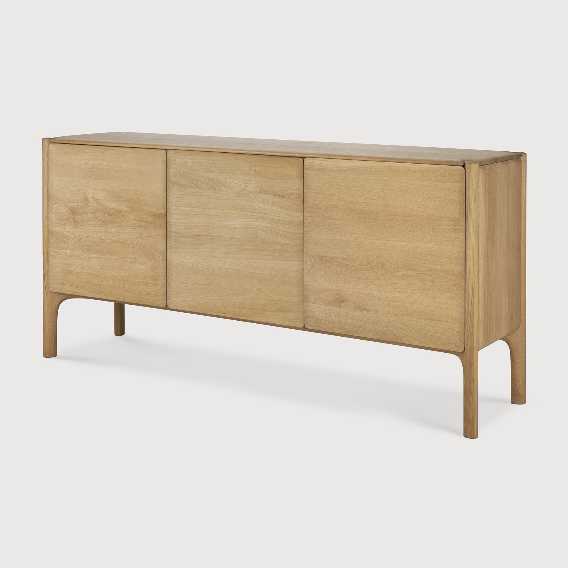 PI sideboard - oak - 3 doors White Cliff Studio Sideboard