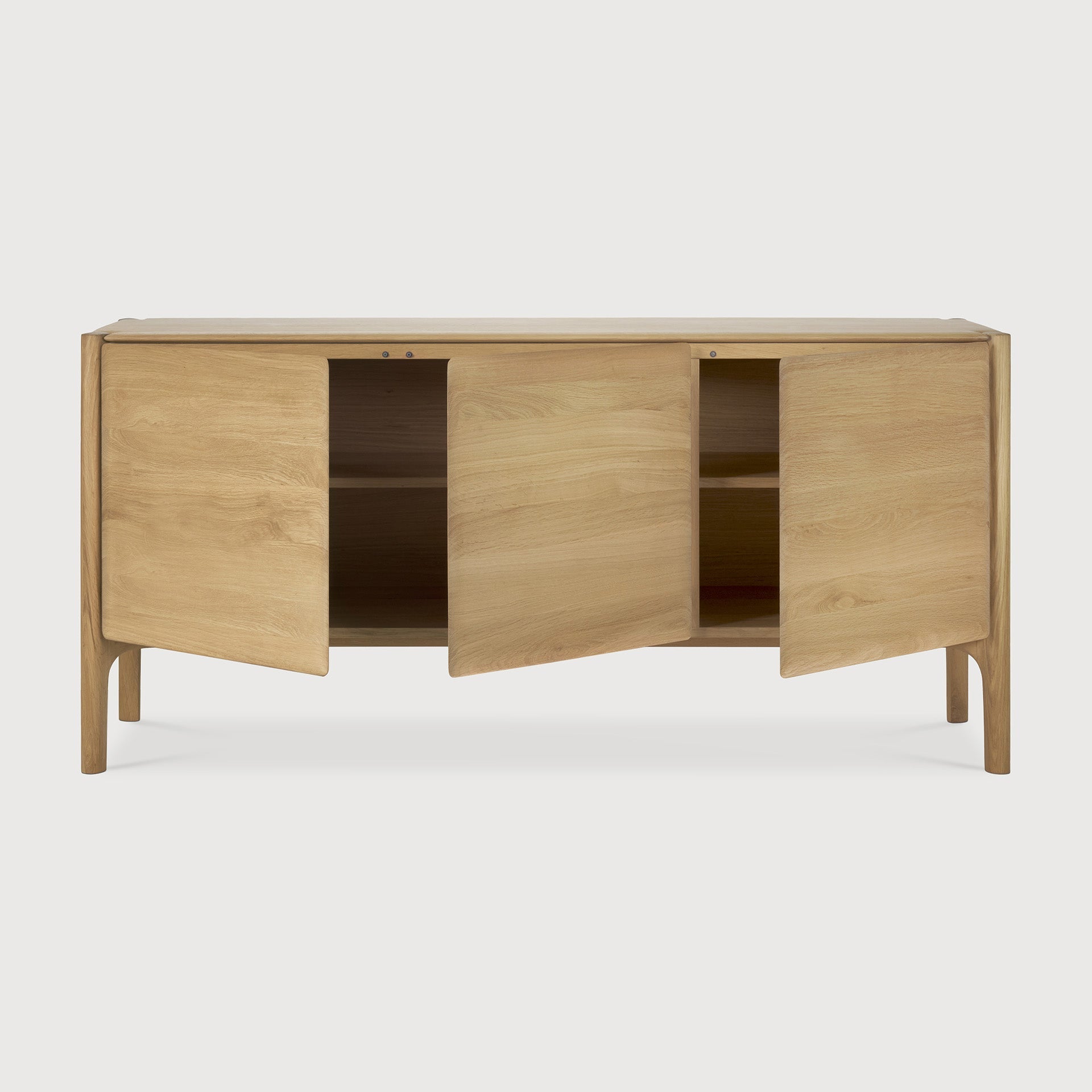 PI sideboard - oak - 3 doors White Cliff Studio Sideboard
