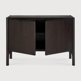 PI sideboard - varnished teak - dark brown - 2 doors White Cliff Studio Sideboard