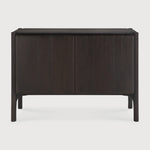 PI sideboard - varnished teak - dark brown - 2 doors White Cliff Studio Sideboard