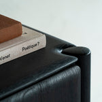 PI sideboard - varnished teak - dark brown - 2 doors White Cliff Studio Sideboard