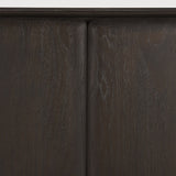 PI sideboard - varnished teak - dark brown - 3 doors White Cliff Studio Sideboard