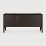 PI sideboard - varnished teak - dark brown - 3 doors White Cliff Studio Sideboard