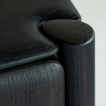 PI sideboard - varnished teak - dark brown - 4 doors White Cliff Studio Sideboard