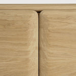 PI TV cupboard - oak - 1 flip - down door - 1 drawer White Cliff Studio Media Console