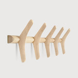 PI Wall Coat Rack White Cliff Studio Coat Trees