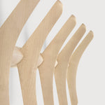 PI Wall Coat Rack White Cliff Studio Coat Trees