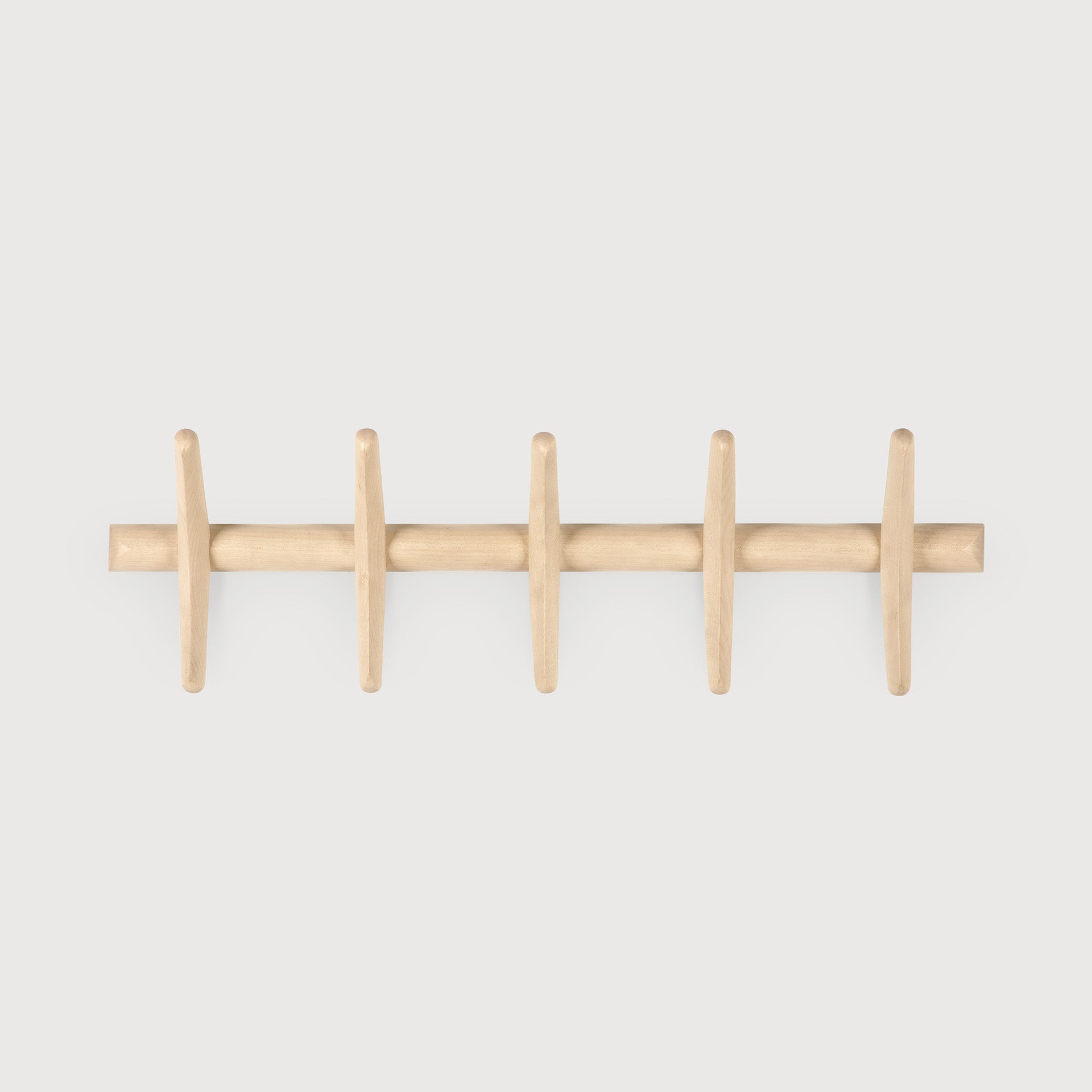 PI Wall Coat Rack White Cliff Studio Coat Trees