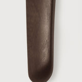 PI wall hanger - varnished mahogany - dark brown - set of 2 White Cliff Studio Coat Hooks