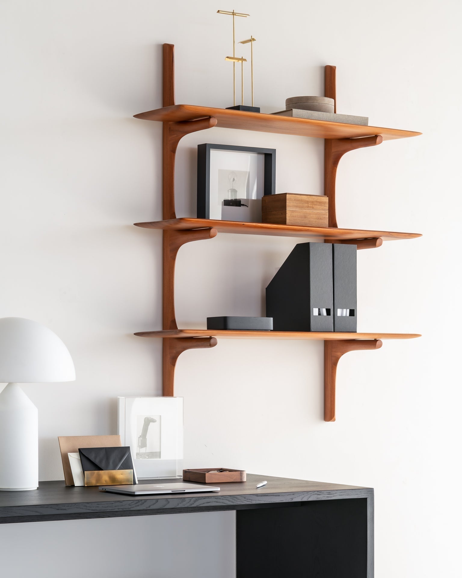PI Wall Shelf White Cliff Studio Wall Shelf