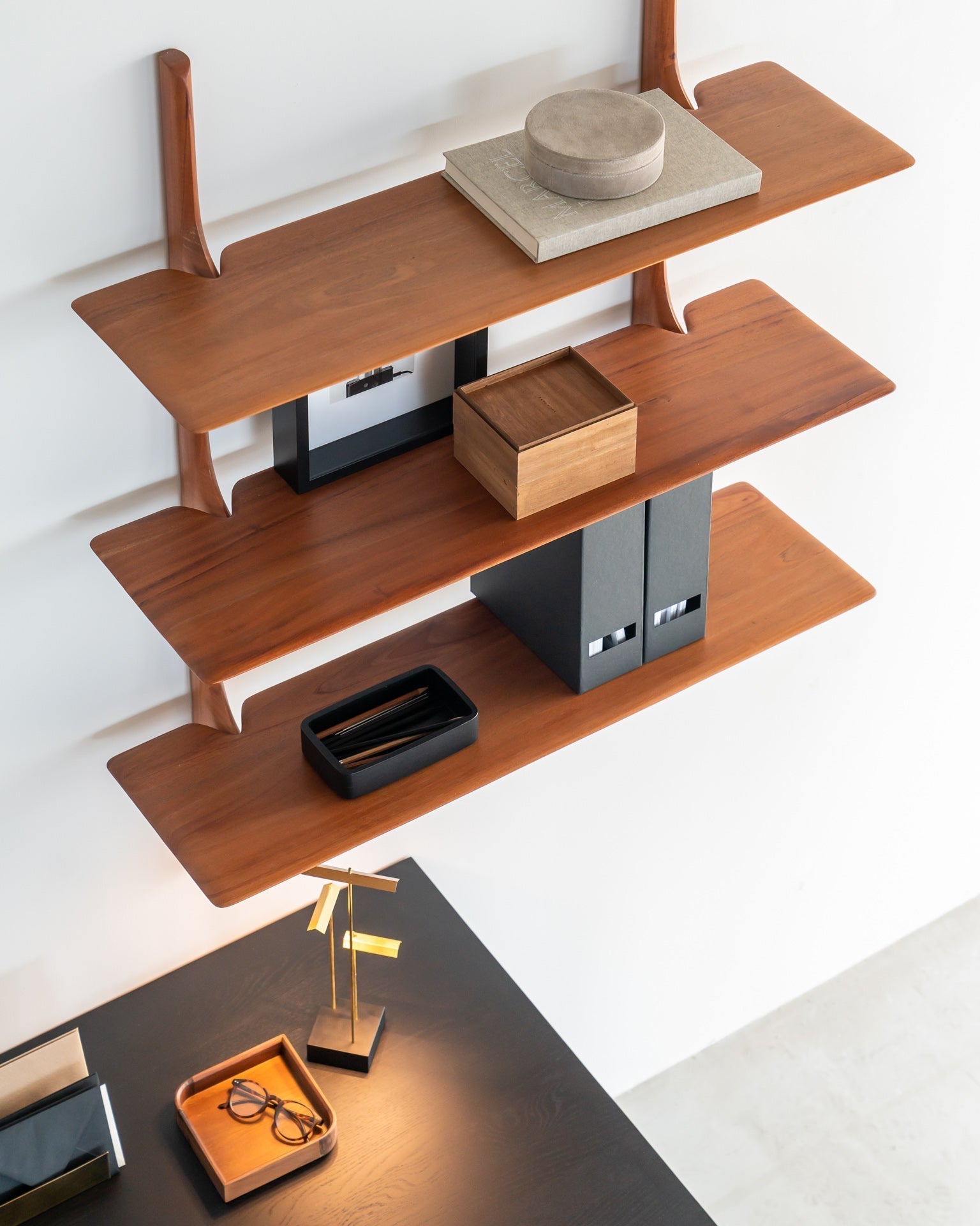 PI Wall Shelf White Cliff Studio Wall Shelf