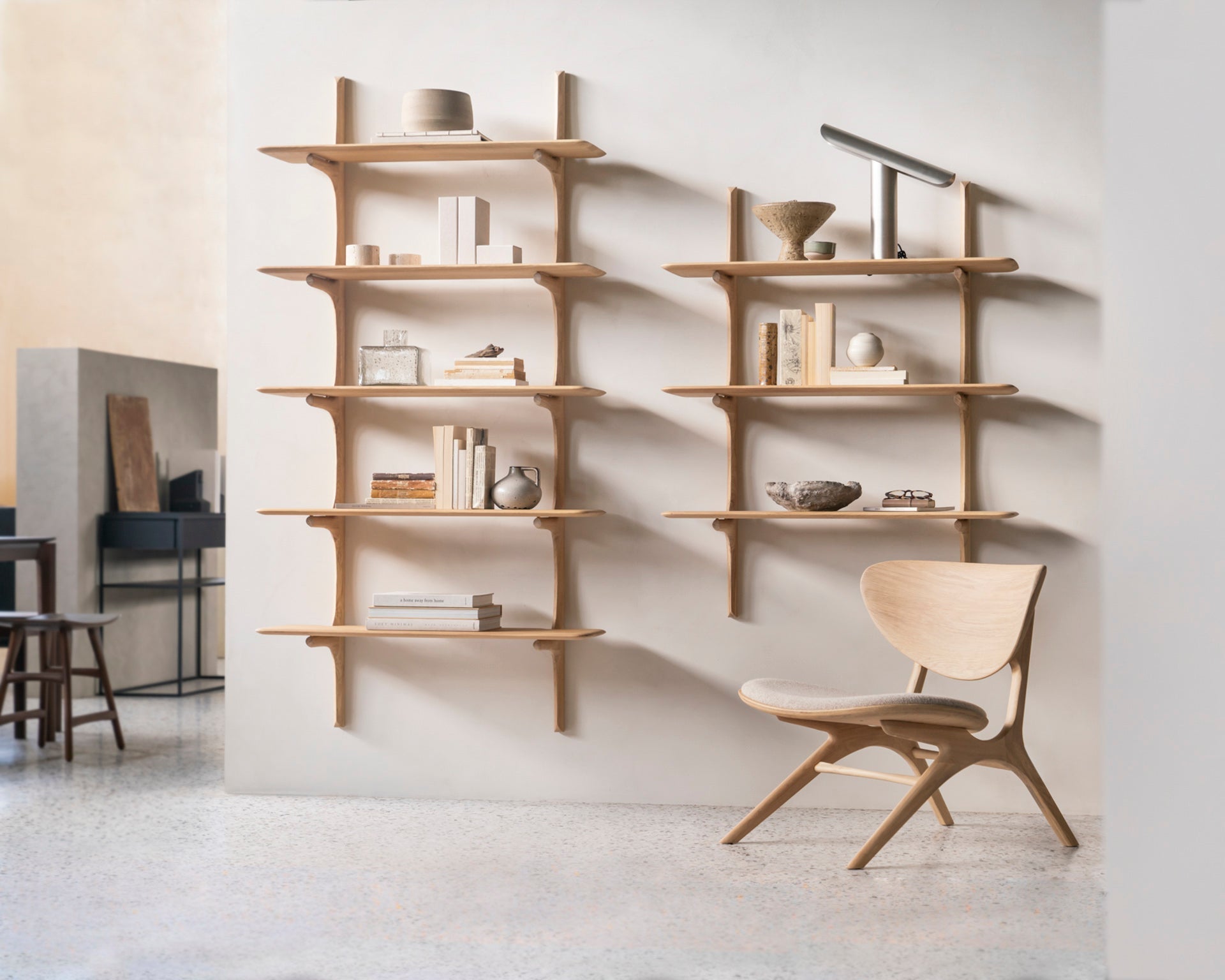 PI Wall Shelf White Cliff Studio Wall Shelf