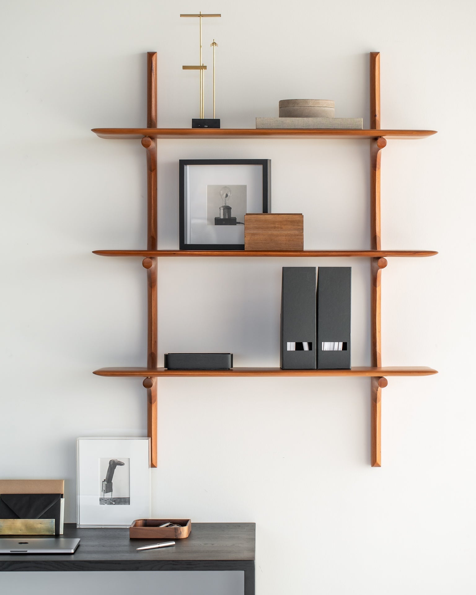 PI Wall Shelf White Cliff Studio Wall Shelf