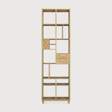 Pirouette rack - oak - 4 drawers White Cliff Studio Wall Shelf