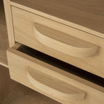Pirouette rack - oak - 4 drawers White Cliff Studio Wall Shelf