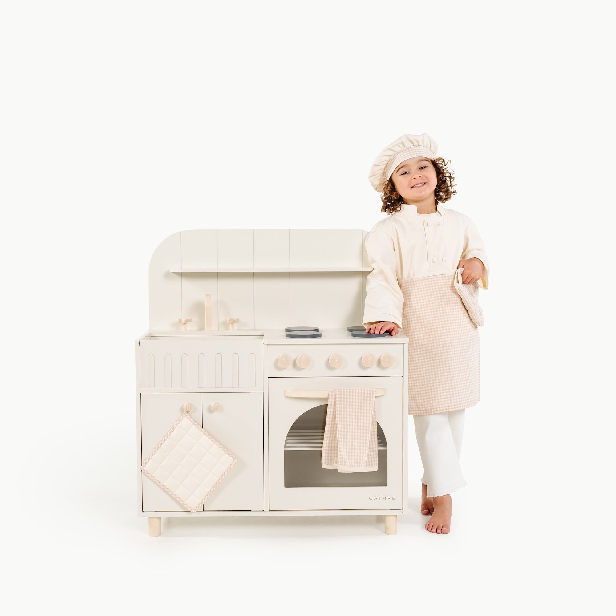 Play Chef Dress - Up Set White Cliff Studio