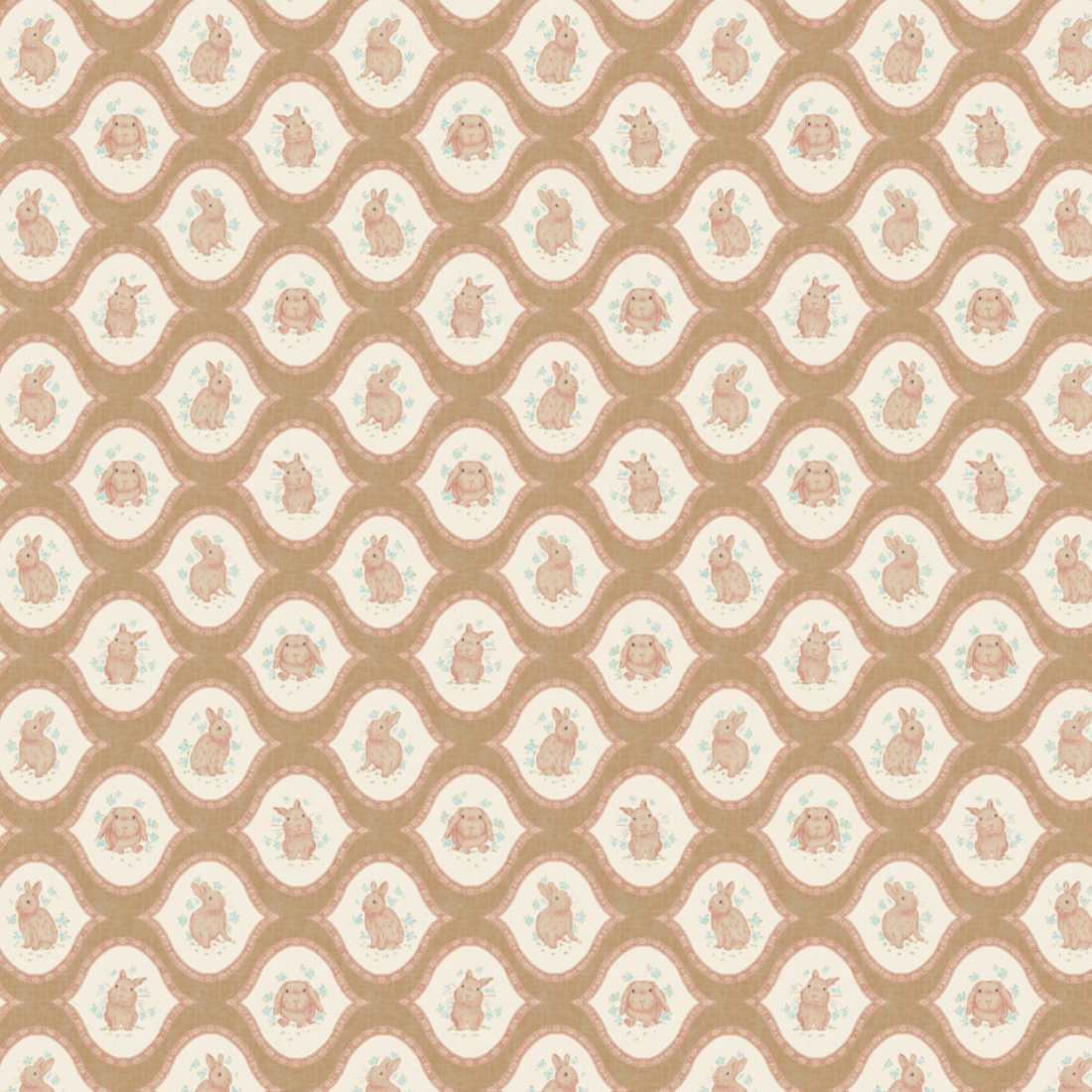 Poppie Wallpaper by Niranjana Mani Design