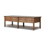 Porter Oak Wood Kitchen Island