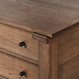 Porter Oak Wood Kitchen Island