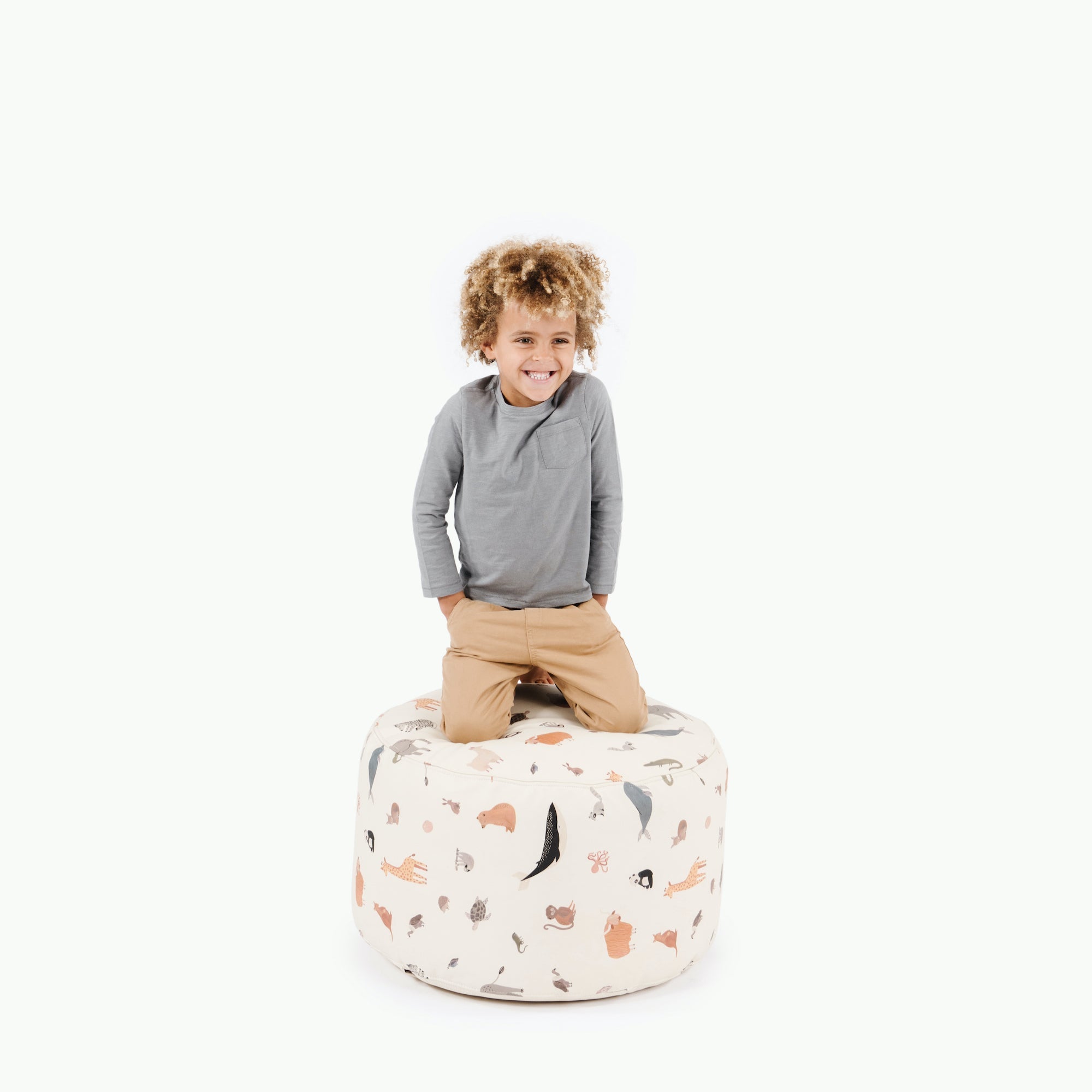 Pouf White Cliff Studio Pouf