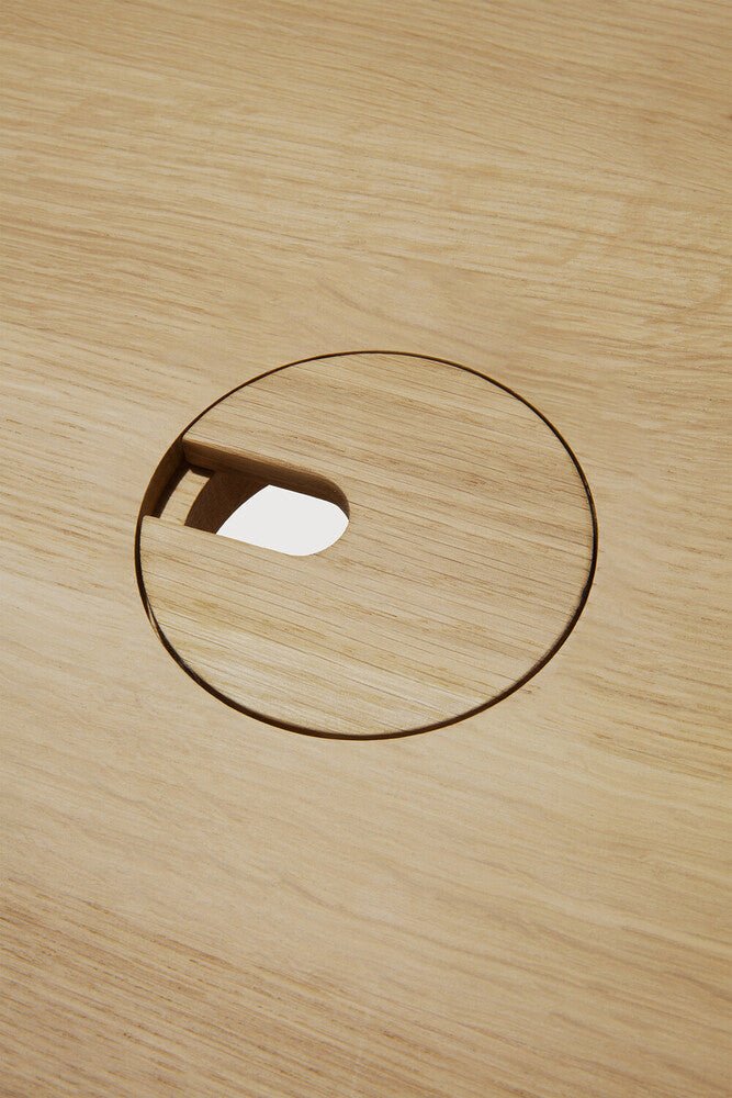 U Desk in Oak