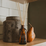 Pumpkin Spice Amber Reed Diffuser White Cliff Studio Reed Diffusers