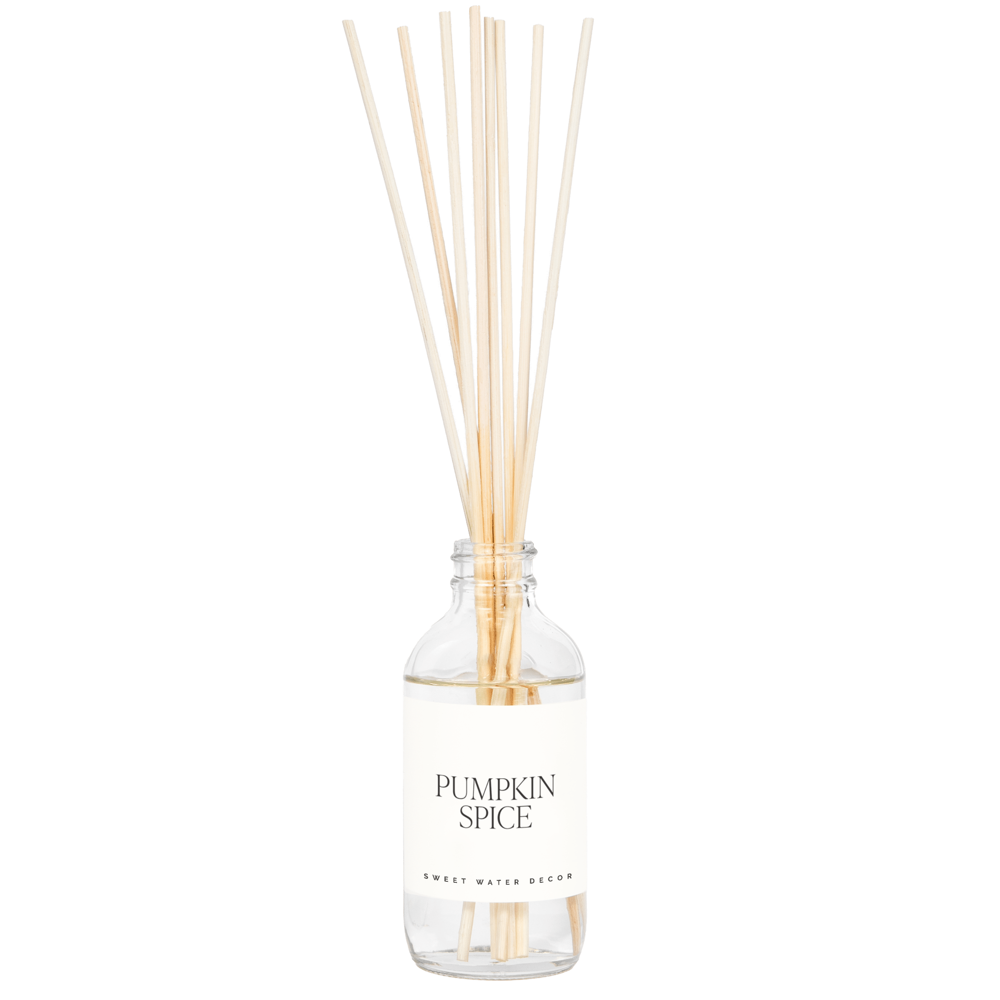 Pumpkin Spice Clear Reed Diffuser White Cliff Studio Reed Diffusers