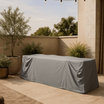Raincover for Rectangular Outdoor Dining Set White Cliff Studio Outdoor Sofas