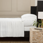 Remi Bamboo Linen Sheet Set White Cliff Studio Sheet Sets