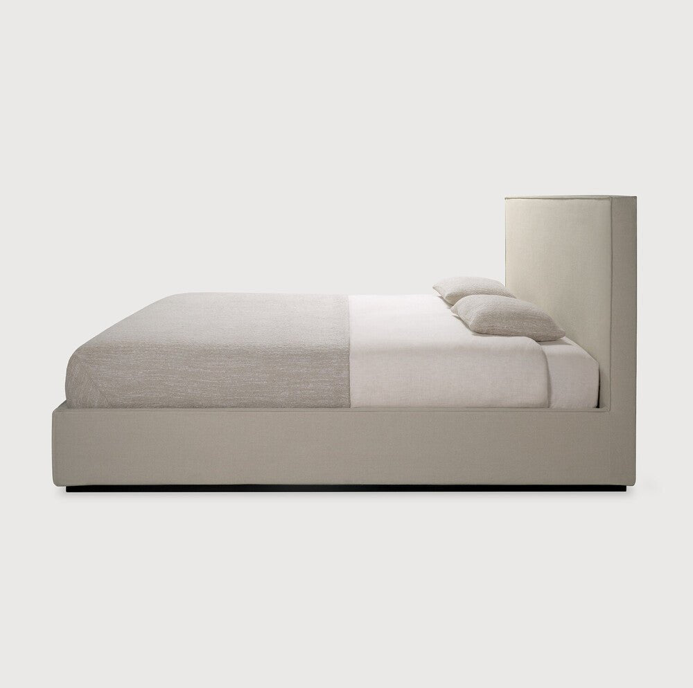 Revive bed - Sand linen White Cliff Studio King Bed Frame
