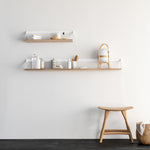 Ribbon Shelf White Cliff Studio Wall Shelf