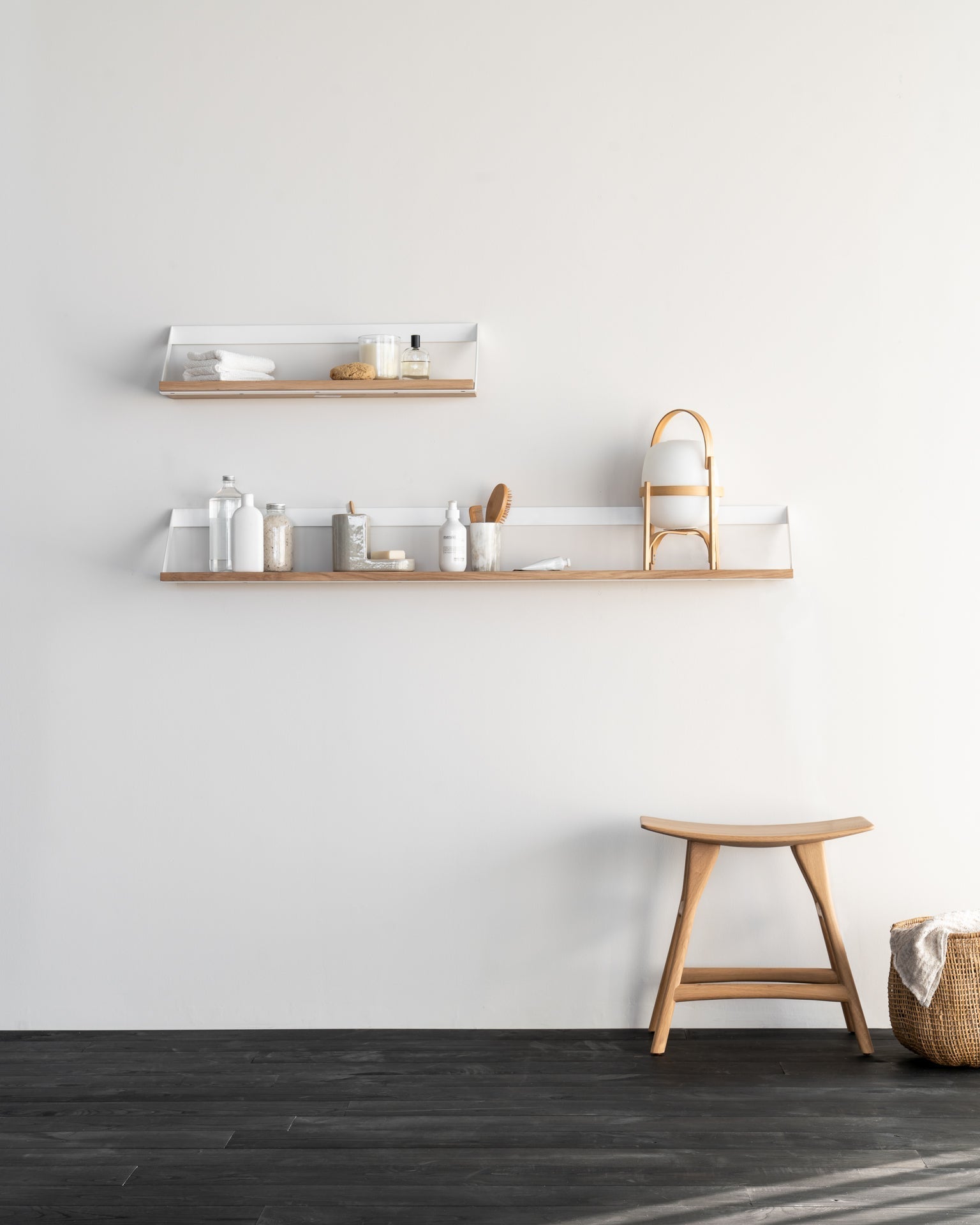 Ribbon Shelf White Cliff Studio Wall Shelf